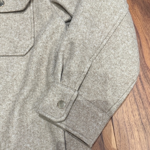 Zara Beige Wool Blend Coat - US: XS - Picture 5 of 6